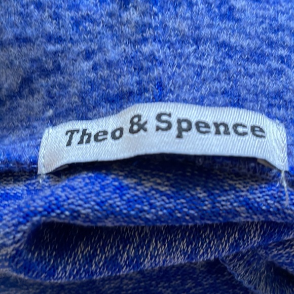 Theo & Spence Royal Blue Brushed Knit Hooded Cardi XS - Picture 5 of 5